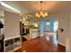 Bright kitchen featuring an island, and an adjacent dining area at 503 Philodendron, Punta Gorda, FL 33955