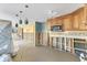 Kitchen in the process of being renovated with new fixtures and appliances with custom cabinetry at 6140 Midnight Pass Rd # A10, Sarasota, FL 34242