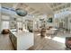 Spacious clubhouse with modern furniture, high ceilings, and luxury finishes at 12026 Perennial Pl, Bradenton, FL 34211