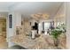 Modern kitchen featuring granite countertops, stainless steel appliances, and ample cabinet space at 3805 E Bay Dr # 301, Holmes Beach, FL 34217