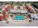 Beautiful beachfront condo community featuring a swimming pool and tropical landscaping with easy access to the beach at 4621 Gulf Of Mexico Dr # 19B, Longboat Key, FL 34228