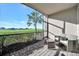 Screened patio offering views of the golf course, perfect for outdoor relaxation at 5527 Palmer Cir # 105, Bradenton, FL 34211