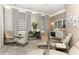 Tranquil spa area with comfortable seating, soothing decor, and calming ambiance for ultimate relaxation at 5527 Palmer Cir # 105, Bradenton, FL 34211