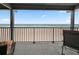 Balcony with seating area and relaxing ocean view at 6700 Gulf Dr # B8, Holmes Beach, FL 34217