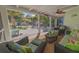 Relaxing screened-in patio with comfortable seating and outdoor views at 701 N Bay Blvd, Anna Maria, FL 34216