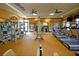 Well-equipped gym with treadmills, weight machines, and ample workout space at 8403 Grand Estuary Trl # 103, Bradenton, FL 34212