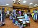 A view of the golf pro shop with golf apparel and accessories at 8403 Grand Estuary Trl # 103, Bradenton, FL 34212