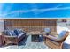 Inviting outdoor patio with cozy seating, ideal for gatherings or enjoying the fresh air at 10315 Cortez W Rd # 17F, Bradenton, FL 34210
