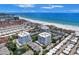 Stunning aerial view of the condos near the beach, showcasing the coastal location at 1141 W Peppertree Dr # 1141, Sarasota, FL 34242