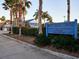 Selby Aquatic Center community sign and palm trees at 1838 Sandalwood Dr, Sarasota, FL 34231