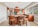 Spacious kitchen with island, stainless steel appliances, and room to gather at 4302 Turnberry Ct, Bradenton, FL 34210