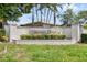 Highland Lakes community entrance sign surrounded by lush landscaping at 4302 Turnberry Ct, Bradenton, FL 34210