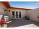 Private patio with double doors and ample space for outdoor enjoyment and relaxation at 6608 13Th Avenue W Dr, Bradenton, FL 34209