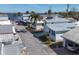 Aerial view of quaint neighborhood homes near a waterfront at 7 High St, Bradenton, FL 34208