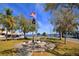 A memorial dedicated to fallen soldiers, the US flag flies and is near waterfront views at 7 High St, Bradenton, FL 34208