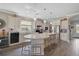 Modern kitchen features a large island, stainless steel appliances, and sleek pendant lighting at 11050 Sandhill Preserve Dr, Sarasota, FL 34238