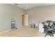 Another spacious bedroom with neutral walls and carpet, ready for personalization at 11411 Flora Springs Dr, Riverview, FL 33579