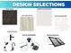 Design selections include a quartz countertop, black hardware, and Bahama shutters at 16733 Carmine Rd, Venice, FL 34293