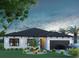 Charming one-story home with a well-manicured lawn and a two-car garage with a paved driveway at 22 Jacoby Cir, North Port, FL 34288