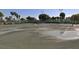 View of the tennis court surrounded by palm trees and lush greenery at 2320 Terra Ceia Bay Blvd # 808, Palmetto, FL 34221