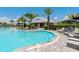 Resort-style pool with Bahama Bar and lush landscaping for relaxation at 3008 Tolmino Ct, Lakewood Ranch, FL 34211