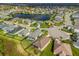 An aerial view shows beautiful homes surrounding a serene lake in a well-maintained community at 3711 Manorwood Loop, Parrish, FL 34219