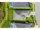 Aerial view of backyard showing fencing, lush lawns, and inviting outdoor space at 3711 Manorwood Loop, Parrish, FL 34219