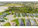 An aerial view shows beautiful homes in a well-maintained community, perfect for families at 3711 Manorwood Loop, Parrish, FL 34219