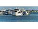 View of luxury yachts docked in the community's marina, featuring the beauty of harbor living at 512 Laurel Park Dr, Sarasota, FL 34236