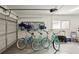 Garage featuring mounted chairs and several bikes at 55 N Washington Dr, Sarasota, FL 34236