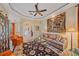Comfortable living room with tray ceiling, accent rug, and stylish furnishings at 6617 Nautical Dr, Lakewood Ranch, FL 34202