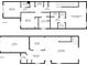 Detailed floor plan displaying layout of rooms with dimensions of home at 15147 Sunny Day Dr, Bradenton, FL 34211