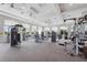 Modern gym space featuring carpeted floors, weight machines, and natural light at 15147 Sunny Day Dr, Bradenton, FL 34211