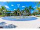 Have some fun in the sun in this splash pad with water features, seating, and shade from nearby palm trees at 1604 Still River Dr, Venice, FL 34293