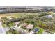Aerial view of multiple homes, displaying their well-kept yards, landscaping, and neighborhood layout at 2515 130Th E Ave, Parrish, FL 34219
