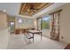 Bright bonus room with beautiful ceiling, large windows, and built-in desk area perfect for office, study, or play at 2515 130Th E Ave, Parrish, FL 34219