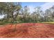 Community swings are surrounded by trees and mulch for a safe and fun play experience at 2515 130Th E Ave, Parrish, FL 34219