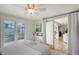 Bright, updated bedroom with neutral decor at 309 Avenida Milano, Sarasota, FL 34242