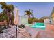 Beautiful outdoor pool and spa area perfect for relaxing and entertaining guests at 309 Avenida Milano, Sarasota, FL 34242