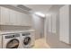Functional laundry room with modern appliances and ample cabinet space at 35 Watergate Dr # 1101, Sarasota, FL 34236