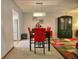 Dining area is adjacent to the living room and kitchen at 3658 Lake Bayshore Dr # 320, Bradenton, FL 34205