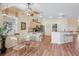 Bright kitchen area with a breakfast nook and modern appliances at 5105 Pine Shadow Ln, North Port, FL 34287