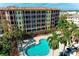 Luxury condos boast a community pool, spa, and lush landscaping, creating an exceptional living experience at 5591 Cannes Cir # 403, Sarasota, FL 34231