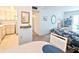 Open concept living area leading to the kitchen for convenient entertaining at 5904 Palm Ln # C23, Bradenton, FL 34207