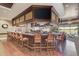 The clubhouse bar features ample seating and a scenic view of the golf course at 6834 Fairview Ter # 6834, Bradenton, FL 34203
