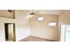 Bright bedroom with high ceilings and unique window placement, offering natural light and a modern feel at 6834 Fairview Ter # 6834, Bradenton, FL 34203