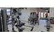 Community gym with modern exercise equipment and well lit interior at 6834 Fairview Ter # 6834, Bradenton, FL 34203