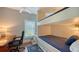 Comfortable room features built-in bunk beds, a desk and a nice view at 7706 Desoto Memorial Hwy, Bradenton, FL 34209