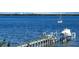 Private boat dock on the water provides convenient access for boating and water activities near Anna Maria and Longboat Key at 7706 Desoto Memorial Hwy, Bradenton, FL 34209