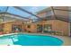 Inviting screened-in pool area perfect for relaxation with serene backyard views at 813 Plymouth St, Sarasota, FL 34242